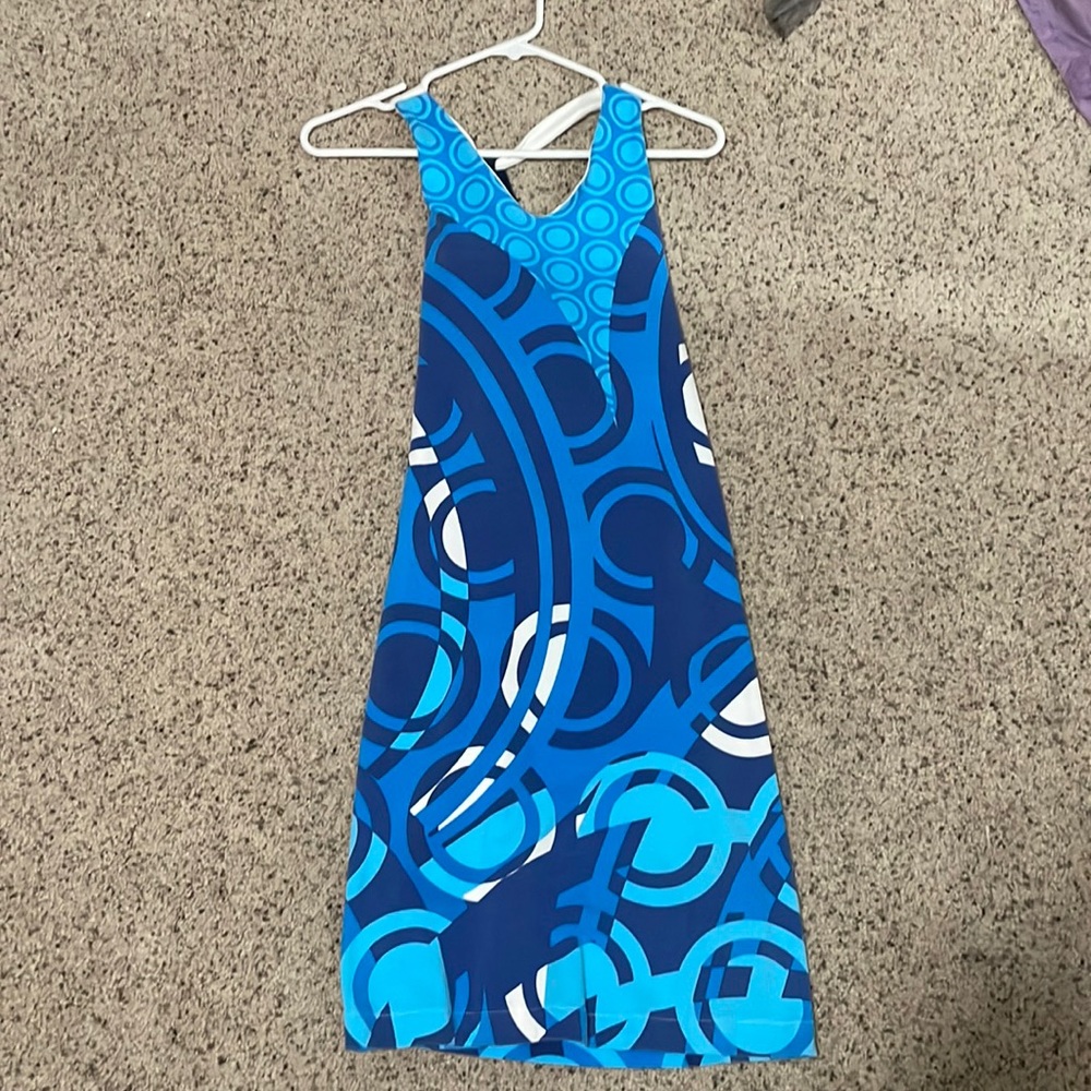 Blue and white Title Nine dress